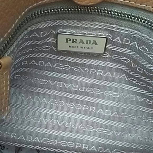 Vintage Authentic Prada Leather Shoulder Tote Double Handle Bag - Picture 6 of 8